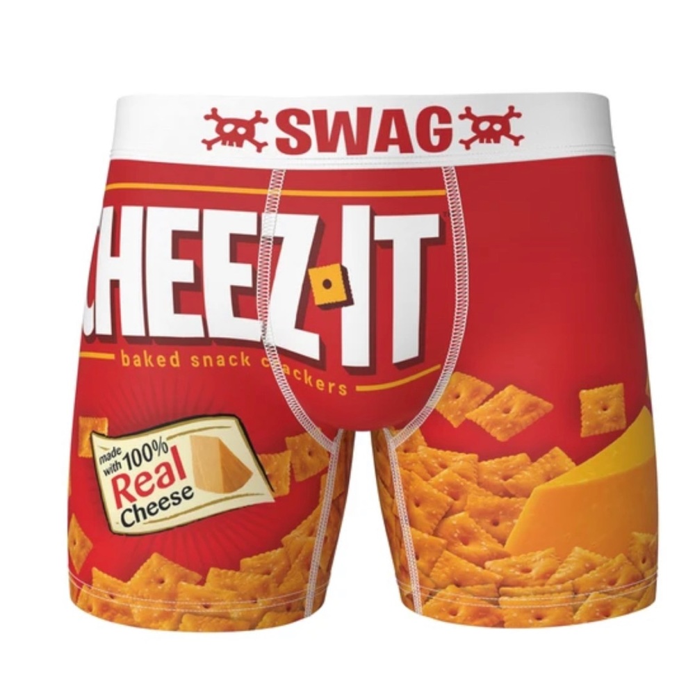 SNACK AISLE BOXERS: SWAG X CHEEZ-IT